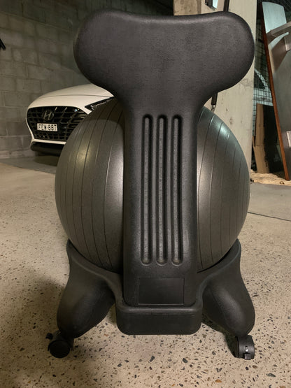 Swiss Ball Chair Ergonomic Balance-ball Office Chair with Locks