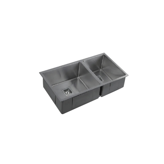 Inox 1 1/2 Bowl Universal Sink 670 x 440 - Brushed Brass