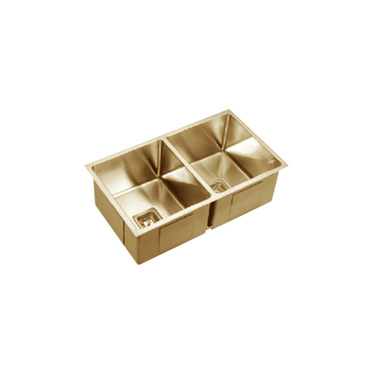 INOX DOUBLE UNIVERSAL SINK 865 x 440