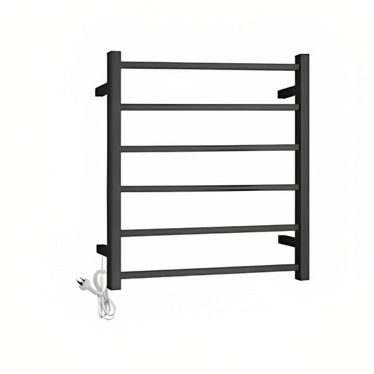 INSPIRE HEATED TOWEL RAIL 6 BAR SQUARE  680MM