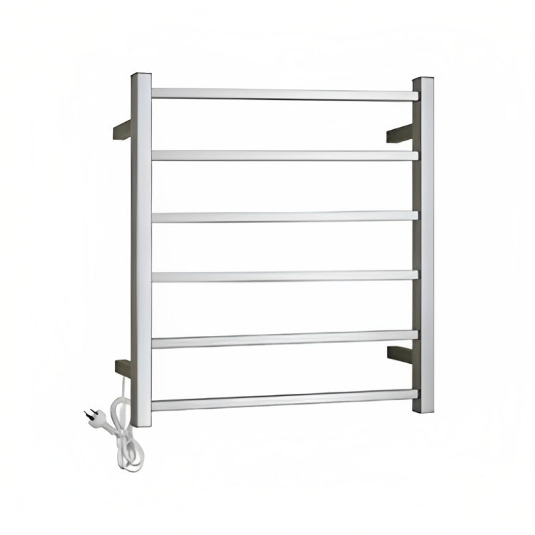 INSPIRE HEATED TOWEL RAIL 6 BARS SQUARE  680MM