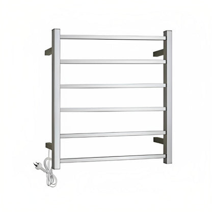 INSPIRE HEATED TOWEL RAIL 6 BARS SQUARE  680MM