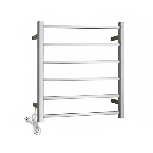 INSPIRE HEATED TOWEL RAIL 6 BARS SQUARE  680MM