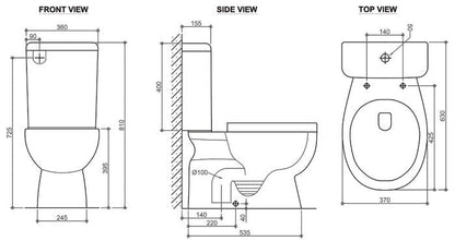 Inspire Massa Toilet Suite S