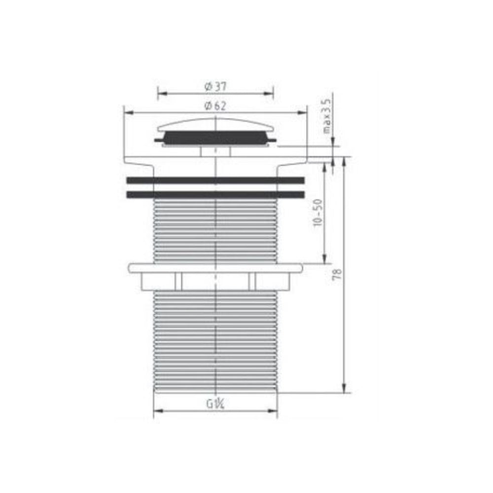 INSPIRE POP-UP WASTE NF  32MM