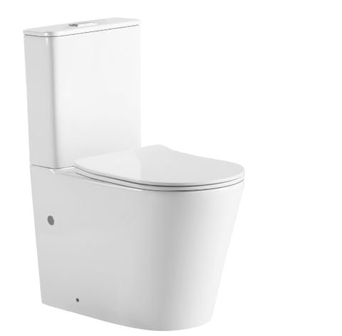 INSPIRE RADIANT RIMLESS TORNADO TOILET SUITE SLIM SEAT