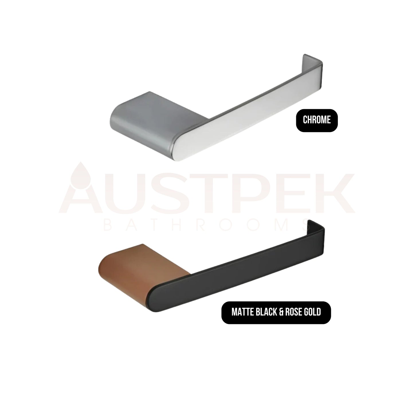 INSPIRE ZEVIO TOWEL BAR  AND ROSE  160MM
