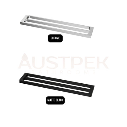 INSPIRE TARAN DOUBLE NON-HEATED TOWEL RAIL  600MM