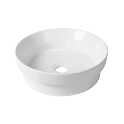 Otti Semi Inset Round 355x355x120 Basin Gloss White