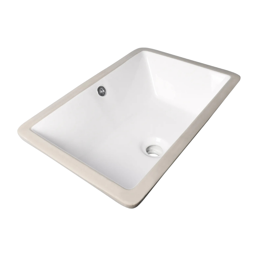 Otti Undermount Square 530x340x170 Basin Gloss White