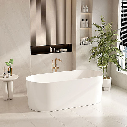 ISEO Freestanding Bathtub - 1300mm / Gloss White