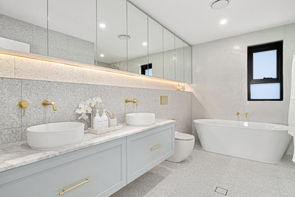 City Life Inox Wall Mounted Basin Mixer 190mm Spout