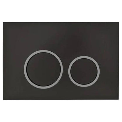 Mercio R&T Round Flush Plate - Black
