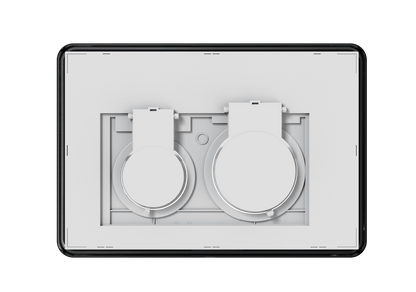 Mercio R&T Round Flush Plate - Gunmetal
