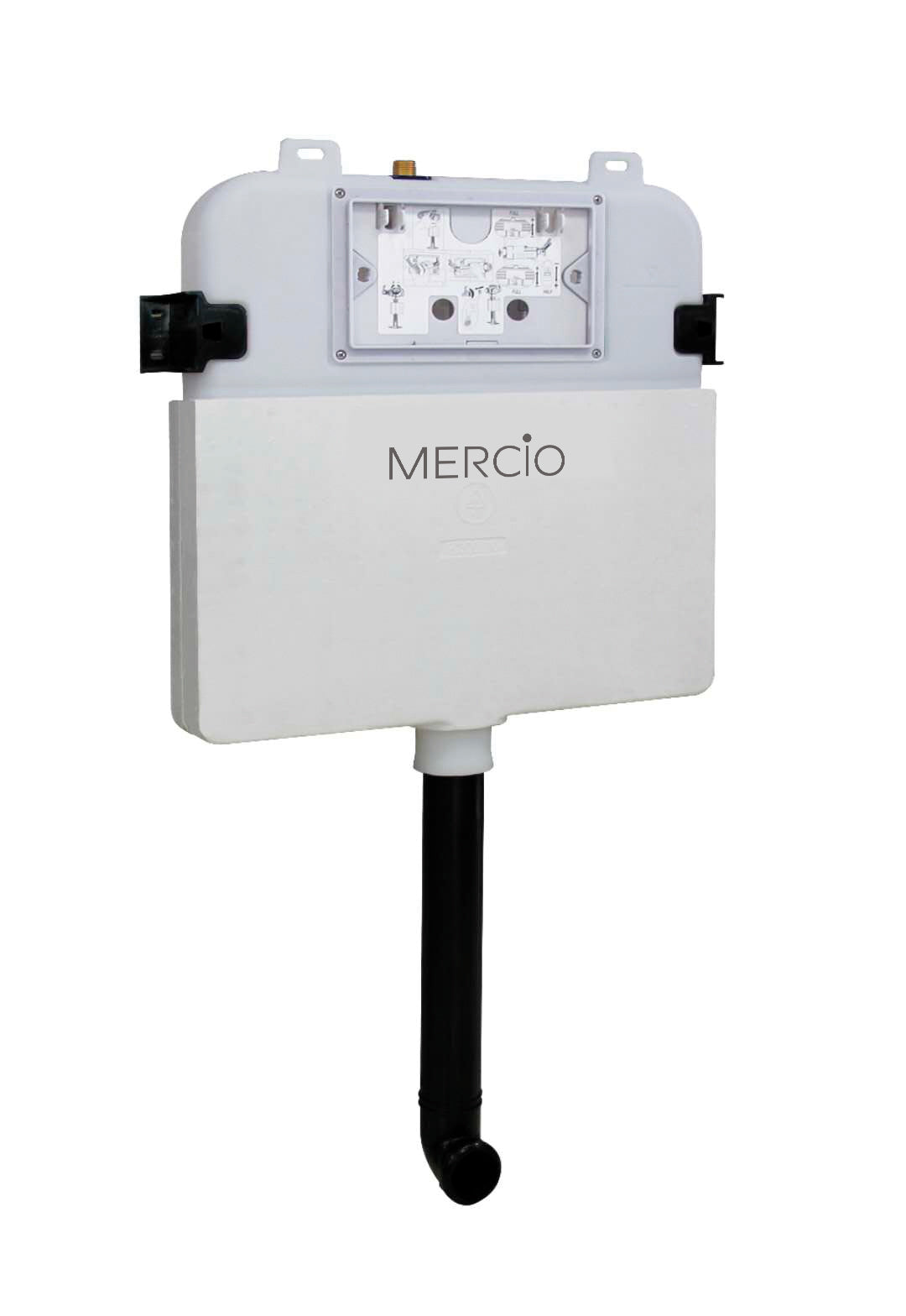 Mercio R&T 80mm Slim In-wall Cistern with Floor Pan