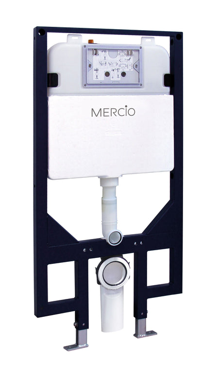 Mercio R&T 80mm Slim In-wall Cistern with Wall-Hung Pan