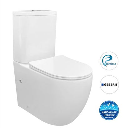 Inspire Cosenza  Rimless Back to Wall Toilet Suite
