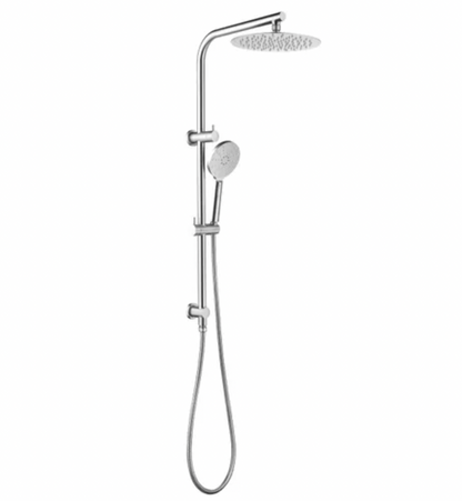 Inspire Pavia Round Twin Shower On Rail