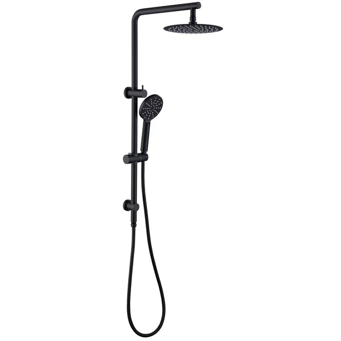 Inspire Pavia Round Twin Shower On Rail