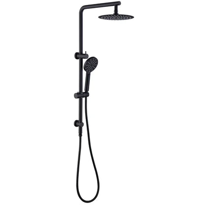 Inspire Pavia Round Twin Shower On Rail