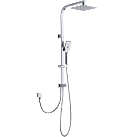 Inspire Taran Square Twin Shower Dual Hose Bottom Inlet