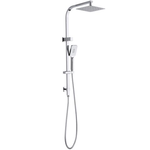 Inspire Taran Square Twin Shower On Rail