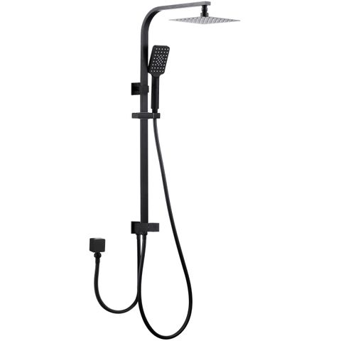 Inspire Taren Square Twin Shower Dual Hose Bottom Inlet