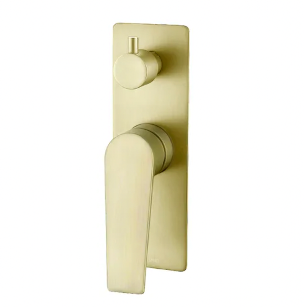 Inspire Zevio Wall Diverter Mixer Brushed