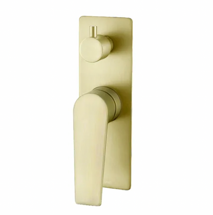 Inspire Zevio Wall Diverter Mixer Brushed