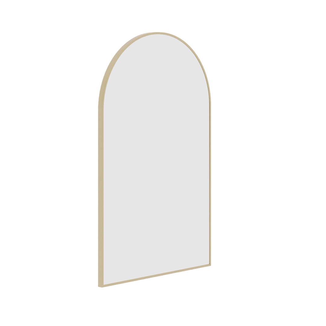 Thermogroup Ablaze Juno Arch Gold Framed Mirror