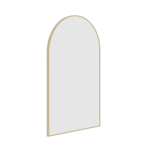 Thermogroup Ablaze Juno Arch Gold Framed Mirror
