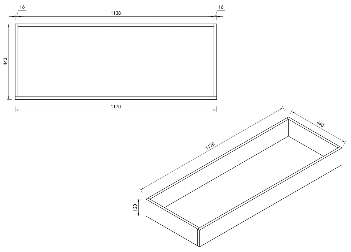 HERA 1200mm Freestanding Vanity - Tas Oak (+ TOP 120)