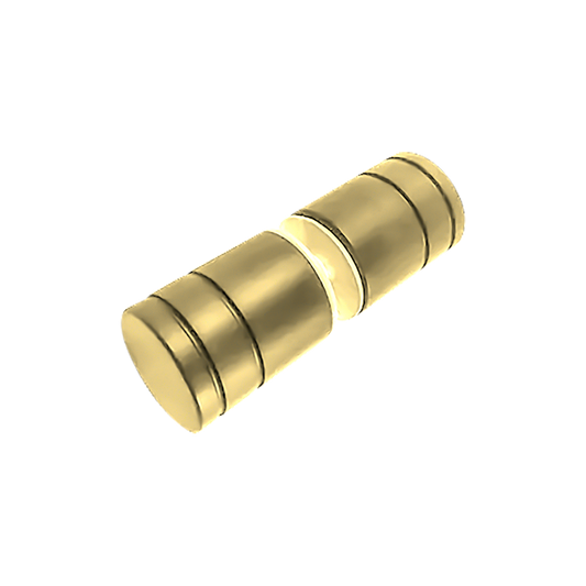 Frameless Fittings - WD2 - Brushed Brass