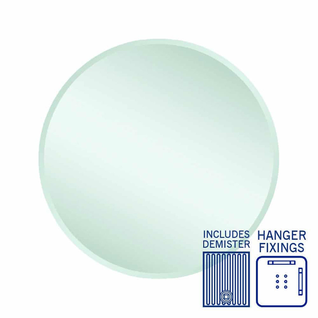 Thermogroup Kent 18mm Bevel Round Mirror