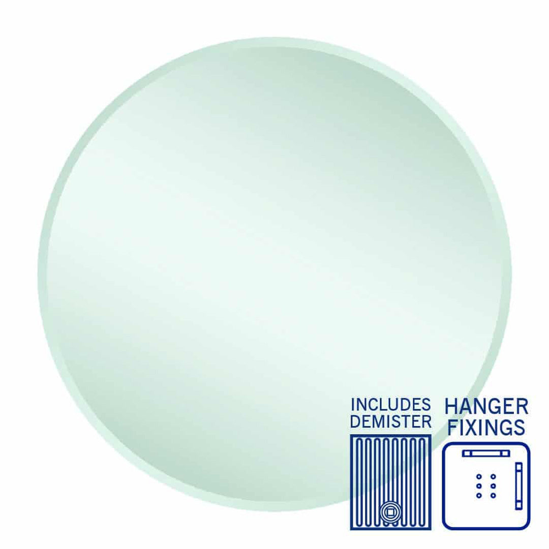Thermogroup Kent 18mm Bevel Round Mirror