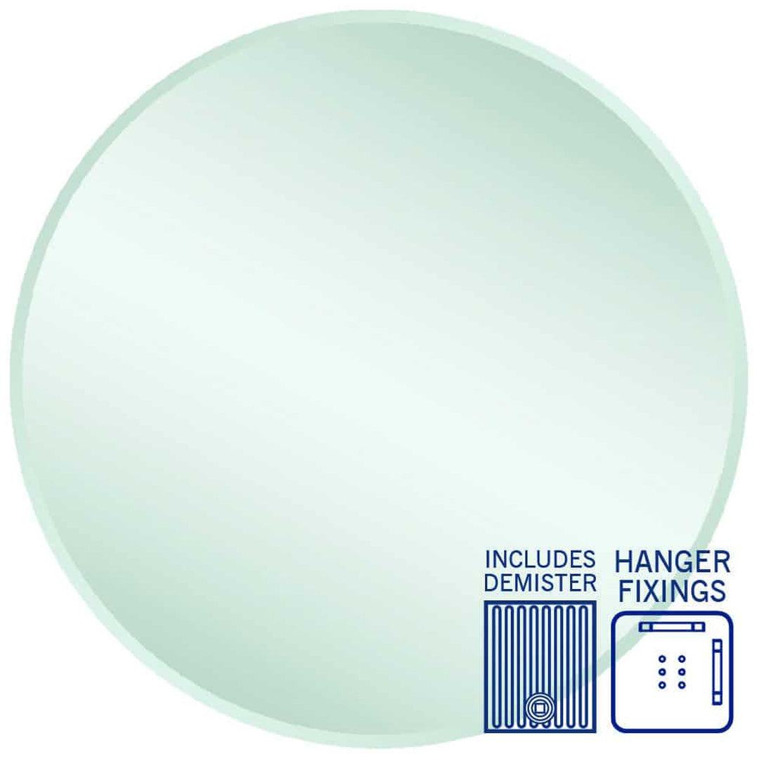 Thermogroup Kent 18mm Bevel Round Mirror