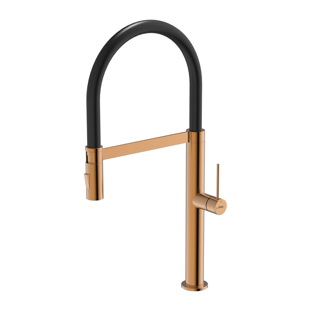304 Chef Dual Spray Magnetic Pull Down Kitchen Mixer - Artisan Copper