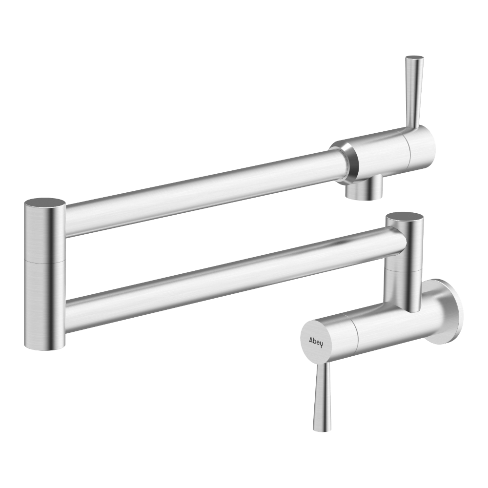 Pot Filler Tap - Brushed Steel