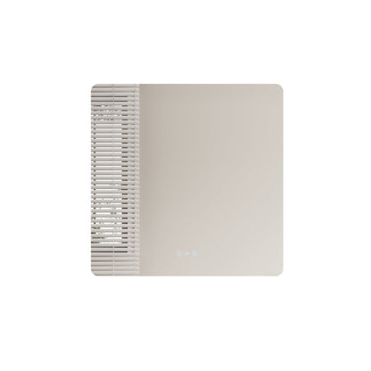 Luna LED Square Mirror 750mm - with Adjustable LED Lighting