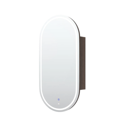 Otti LED Noosa 900mm Sable Walnut Shaving Cabinet Premium Edition
