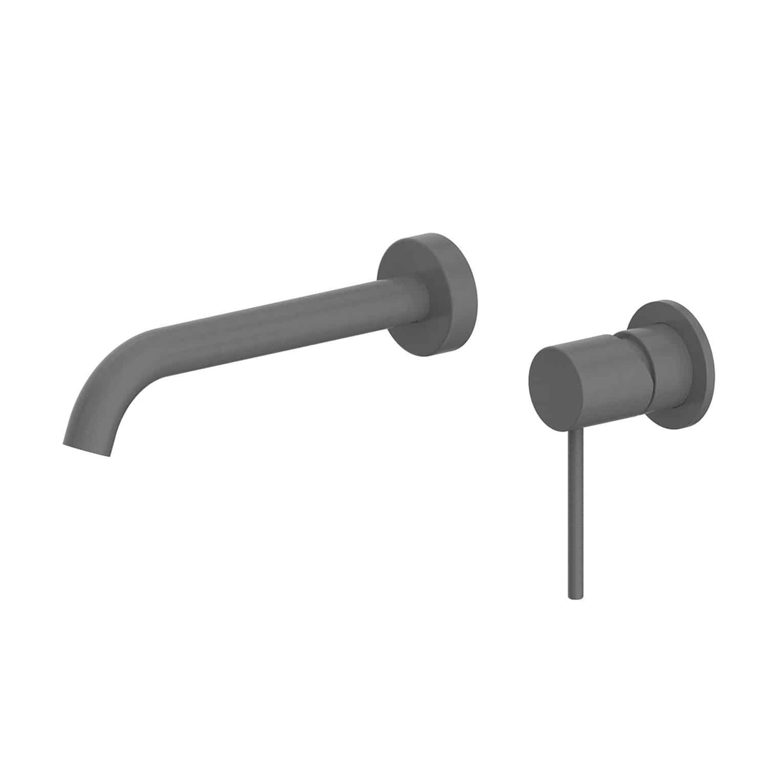Greens Gisele Wall Basin/Bath Mixer Pvd Gun Metal