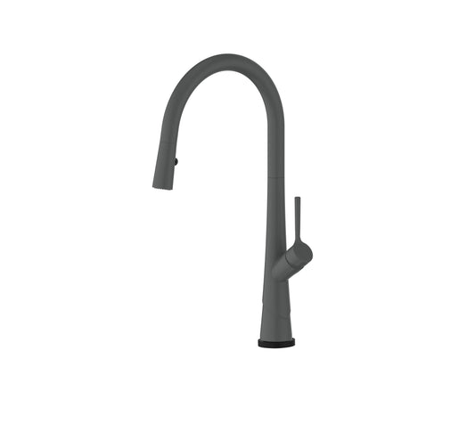 Lustro Kontact Pull-Down Sink Mixer - Pvd Gunmetal