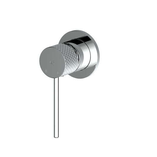 Mika Shower Mixer w/Mini Plate - Chrome