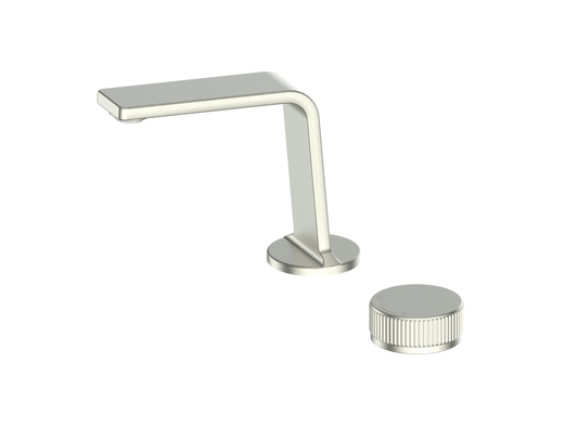 Venza Two Hole Deck Mounted Basin Mixer - Pvd Brushed Nickel