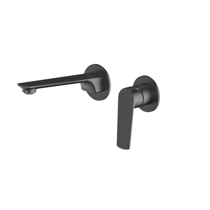 Greens Novi Wall Basin Mixer Gun Metal