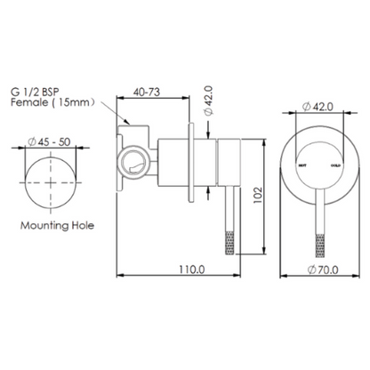 Greens Optima Plus Shower Mixer