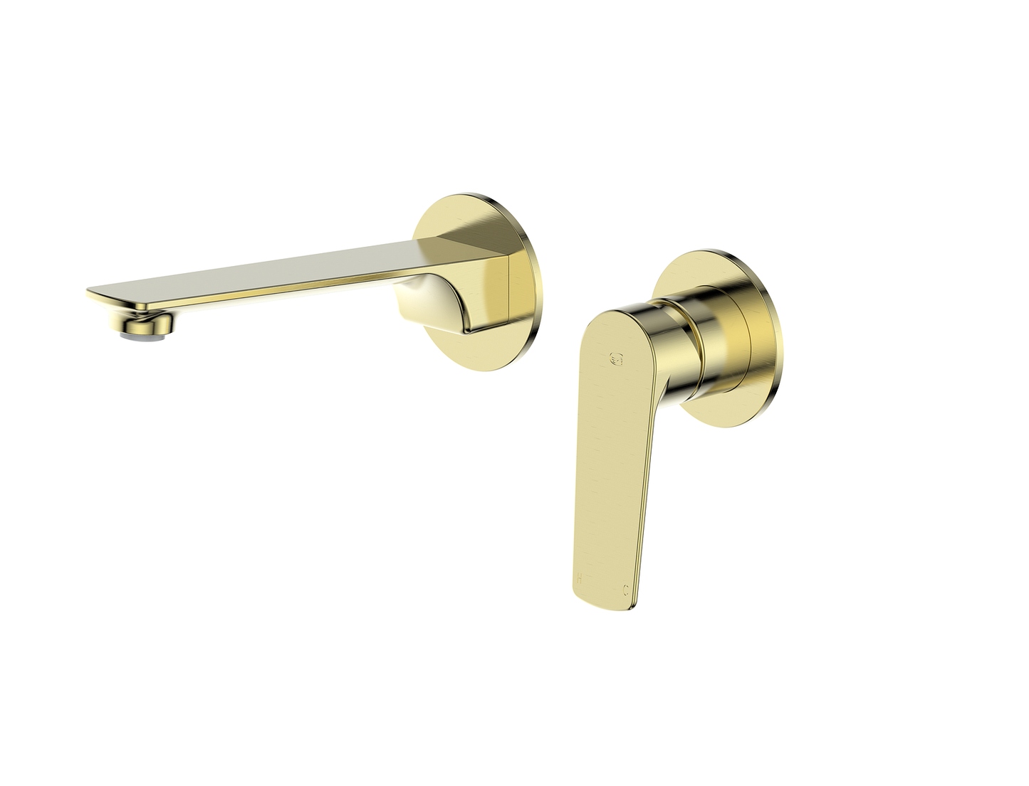 Novi Wall Basin/Bath Mixer - Pvd Brushed Brass