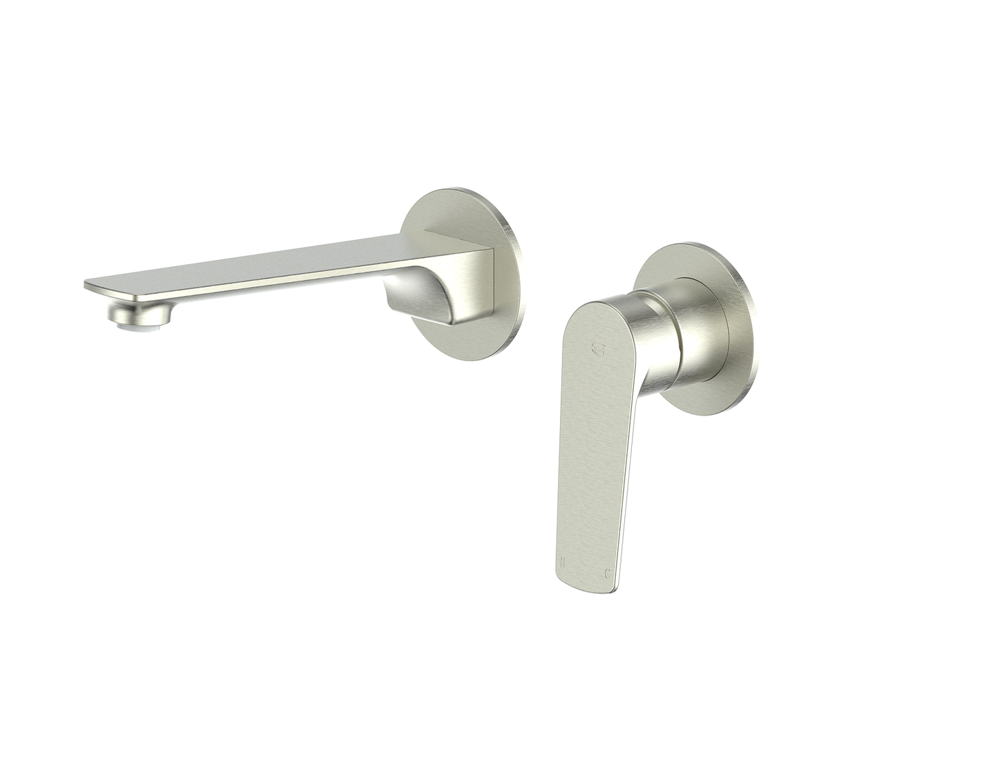 Novi Wall Basin/Bath Mixer - Pvd Brushed Nickel