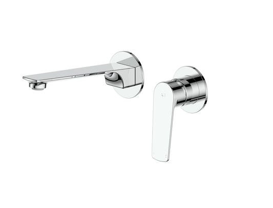 Novi Wall Basin/Bath Mixer - Chrome
