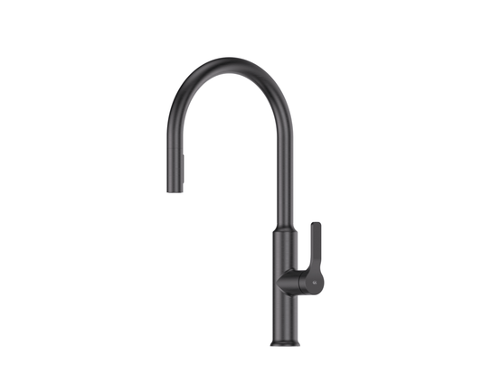 Craft Pulldown Kitchen Mixer with Kitchen Spout - Pvd Gunmetal